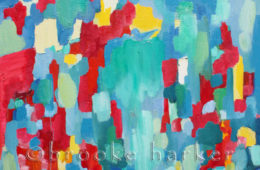 Bird on a Wire | 36″ x 36″ | Oil on Canvas | SOLD