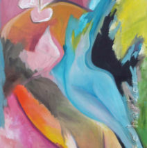 Bald Woman | 61.5″ x 24″ | Oil on Canvas SOLD