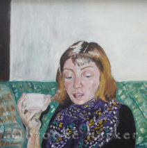 Julia’s Tea | 23.5″ x 19.5″ | Oil on Canvas SOLD
