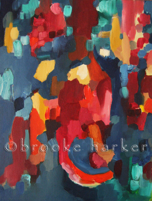 Jungle Town | 16″ x 14″ | Oil on Canvas SOLD