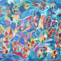 Oceanside Ride | 28″ x 47″ | Oil on Canvas SOLD