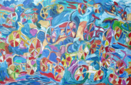 Oceanside Ride | 28″ x 47″ | Oil on Canvas SOLD