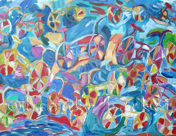 Oceanside Ride | 28″ x 47″ | Oil on Canvas SOLD