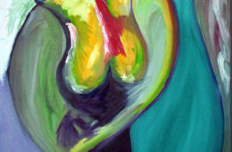 Dancing Frau | 36″ x 24″ | Oil on Canvas SOLD