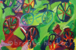 Green Ride | 18″ x 24″ | Oil on Canvas