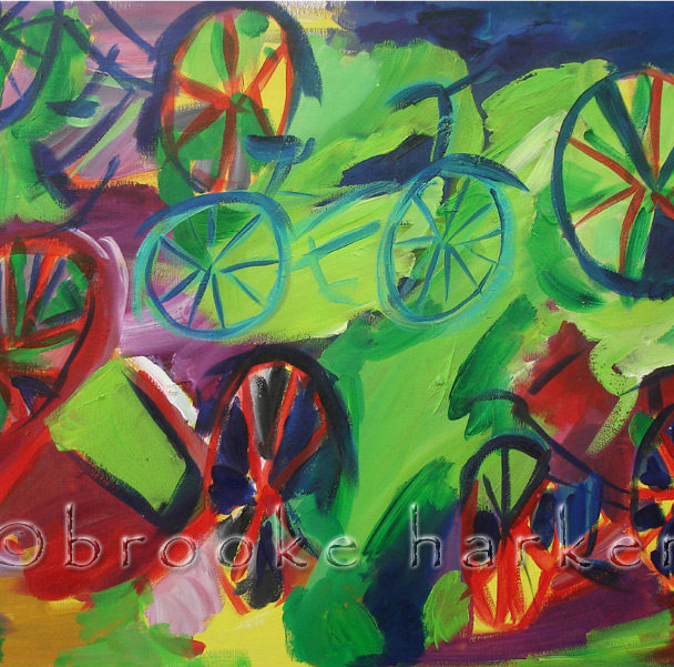 Green Ride | 18″ x 24″ | Oil on Canvas