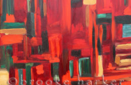 Orange City | 46″ x 42″ | Oil on Canvas SOLD