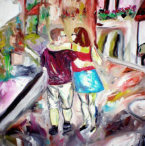Clare & Matt | 35.5″ x 27.5″ | Oil on Canvas SOLD