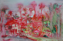 Venice Canal | 4″ x 5.5″ | Ink, watercolor & pencil | SOLD