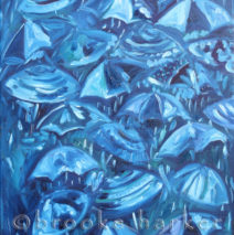 Blue Rain | 20″ x 16″ | Oil on Canvas SOLD