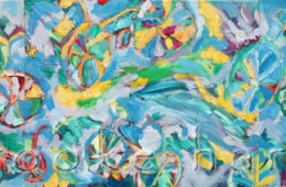Kitchen Ride Triptych | 16″ x 60″ | Oil on Canvas | SOLD
