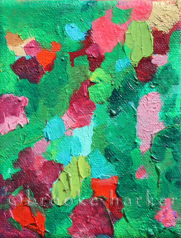 Fairy Garden 2 | 72″ x 48″ | Oil on Canvas | SOLD