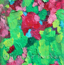 Fairy Garden 1 | 72″ x 48″ | Oil on Canvas | SOLD