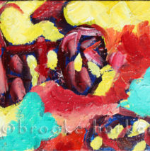 Carousel Bikes 2 | 5″ x 7″ | Oil on Canvas | SOLD