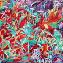 Rainbow Ride | 36″ x 30″ | Oil on Canvas SOLD
