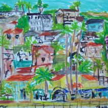 Catalina Craypa 1 | 11″ x 13″ | Craypa on Paper | SOLD