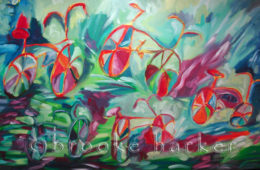 Neptunes Ride | 28″ x 48″ | Oil on Canvas SOLD