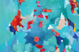 Ocean Maps | 48″ x 36″ | Oil on Canvas| SOLD