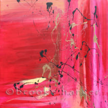 Red Swim | 30″ x 30″ | Oil on Canvas SOLD