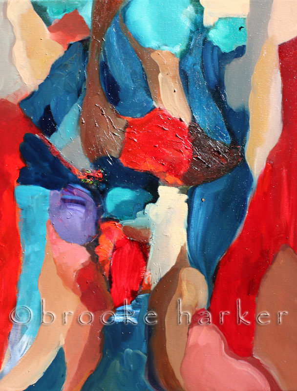 Seaside Quilt | 20″ x 16″ | Oil on Canvas | SOLD