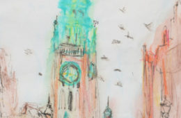 Dluga Street | 9″ x 6″ | Ink, watercolor & pencil | SOLD