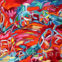Electric Ride | 24″ x 46″ | Oil on Canvas