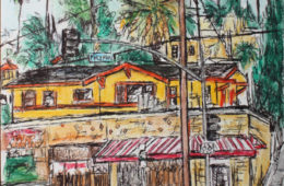 Silverlake 2 | 5″ x 7.75″ | Ink, watercolor & pencil | SOLD