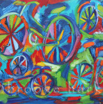 Temple Ride | 24″ x 40″ | Oil on Canvas | by Brooke Harker | SOLD