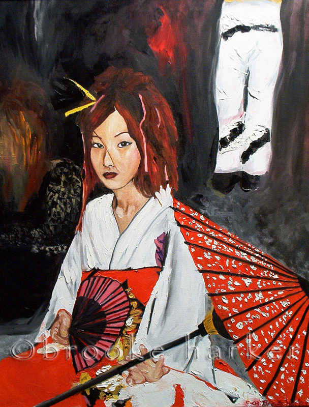 Harajuku Girl | 39.3″ x 29.7″ | Oil on Canvas