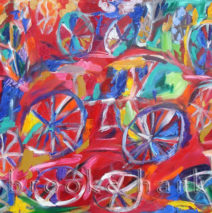 Ridin Along | 33″ x 57″ | Oil on Canvas SOLD