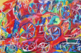 Ridin Along | 33″ x 57″ | Oil on Canvas SOLD