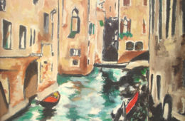 Venezia 3 | 12″ x 11″ | Oil on Canvas SOLD