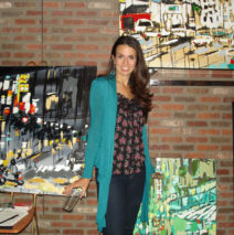 Brooke Harker in the The Laguna Art Walk