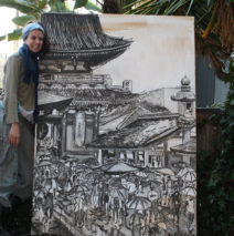 with “Tokyo Temple Umbrellas”