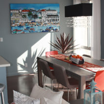 Tanzania Harbor in the home of Coco Wang, day