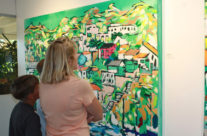 family views “Avalon 1” by Brooke Harker at Malibleu Gallery