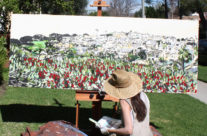 artist Brooke Harker painting “Heart of the View”