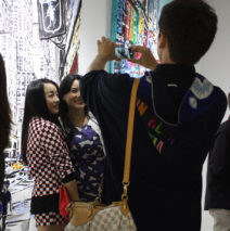 guests at FAB Art Studio in Santa Monica, CA