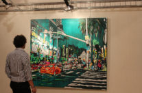 Driving Fire by Brooke Harker on exhibit in Italy