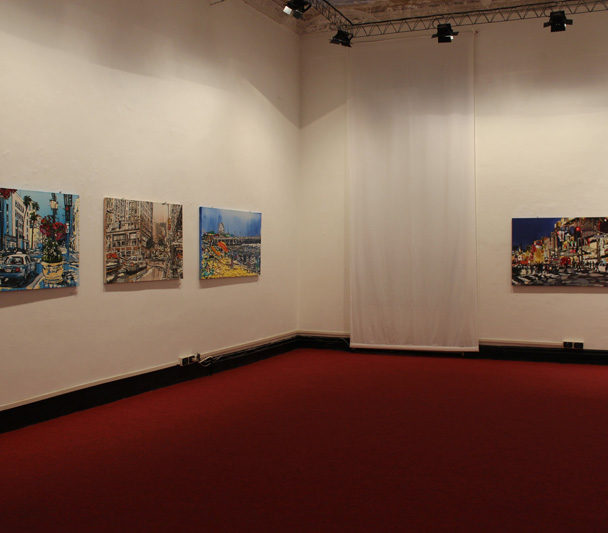 Harker’s exhibit curated by Alfio Borghese at Satura Art Gallery