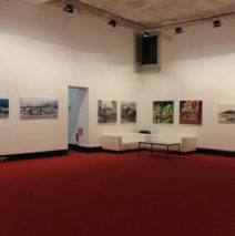 solo exhibit by Harker at Satura Art Gallery in Genoa