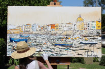 early stages of “Harbor Shine”