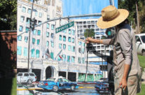 artist painting Beverly Ride
