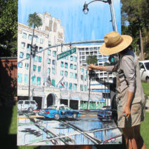 artist painting Beverly Ride