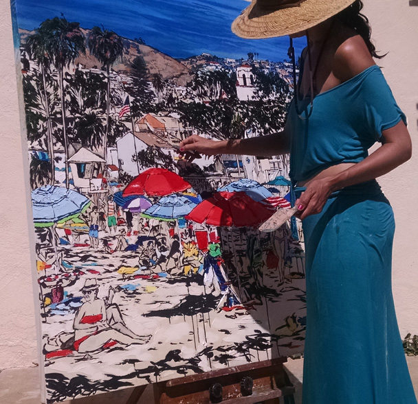 painting “Lagunatics Lounge”