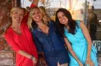 with artists Dasha Guilliam and Jennifer Verge