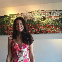 artist Brooke Harker with Heart of the View