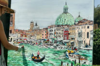 Brooke Harker painting Venezia Anew