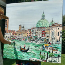 Brooke Harker painting Venezia Anew