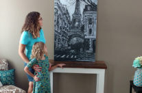 “Dreams of Paris” by Brooke Harker features this mother and daughter